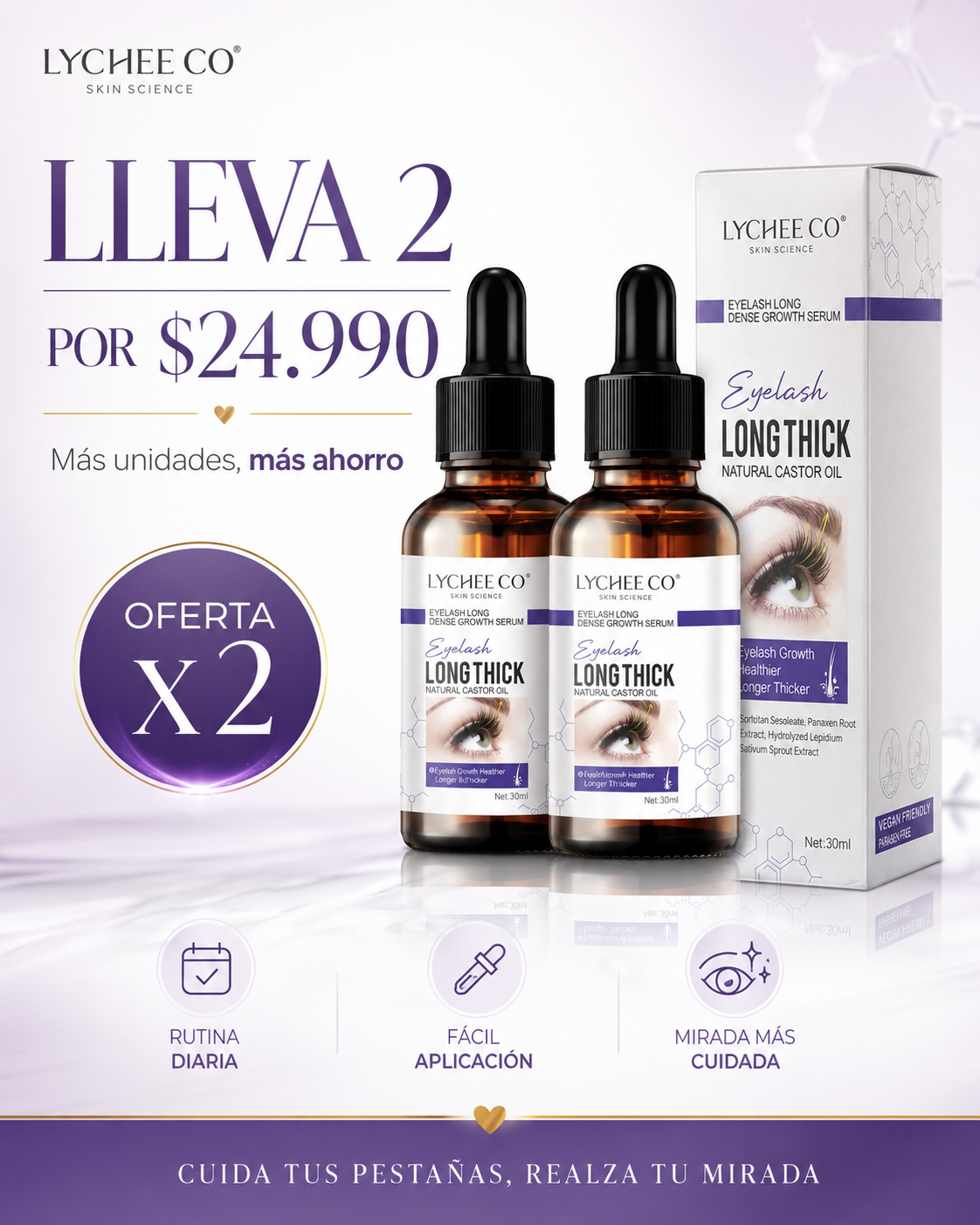 Serum Estimulador Crecimiento Pestañas